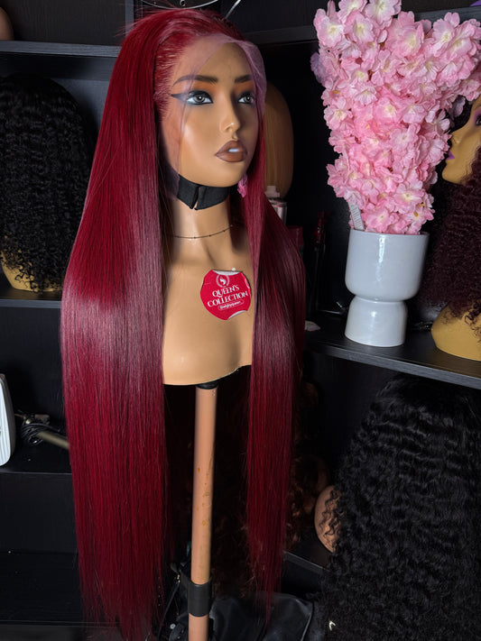 Vietnamese Bone Straight Wig 
Full frontal 
34inches 
350grams