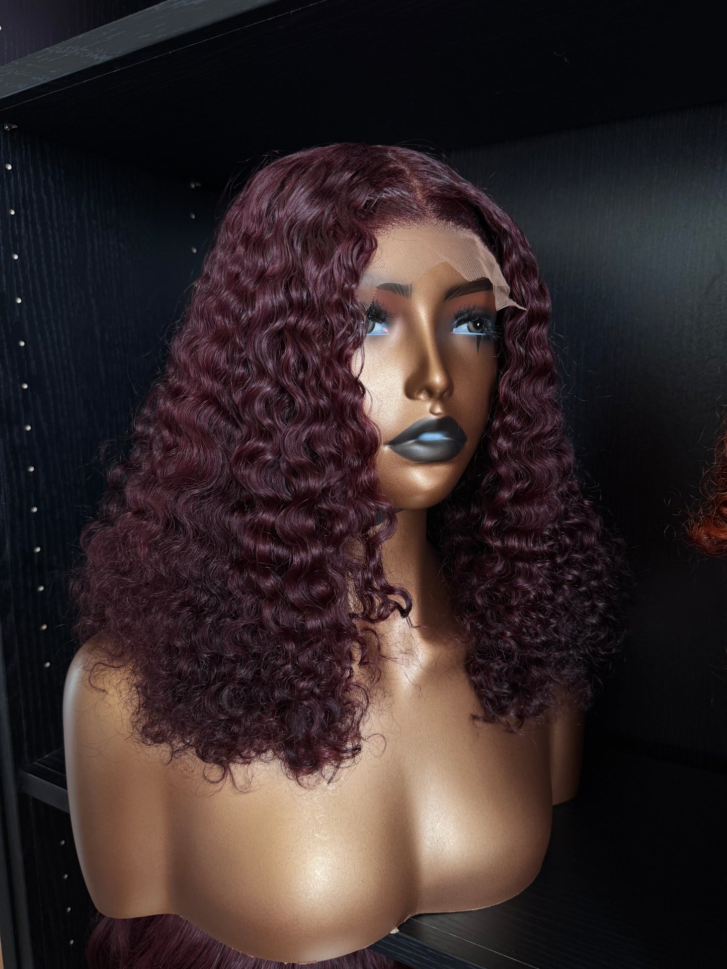 5x5 closure 16” pixie curls 300grams