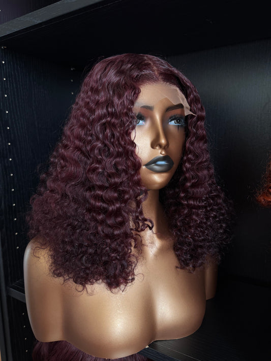 5x5 closure 16” pixie curls 300grams