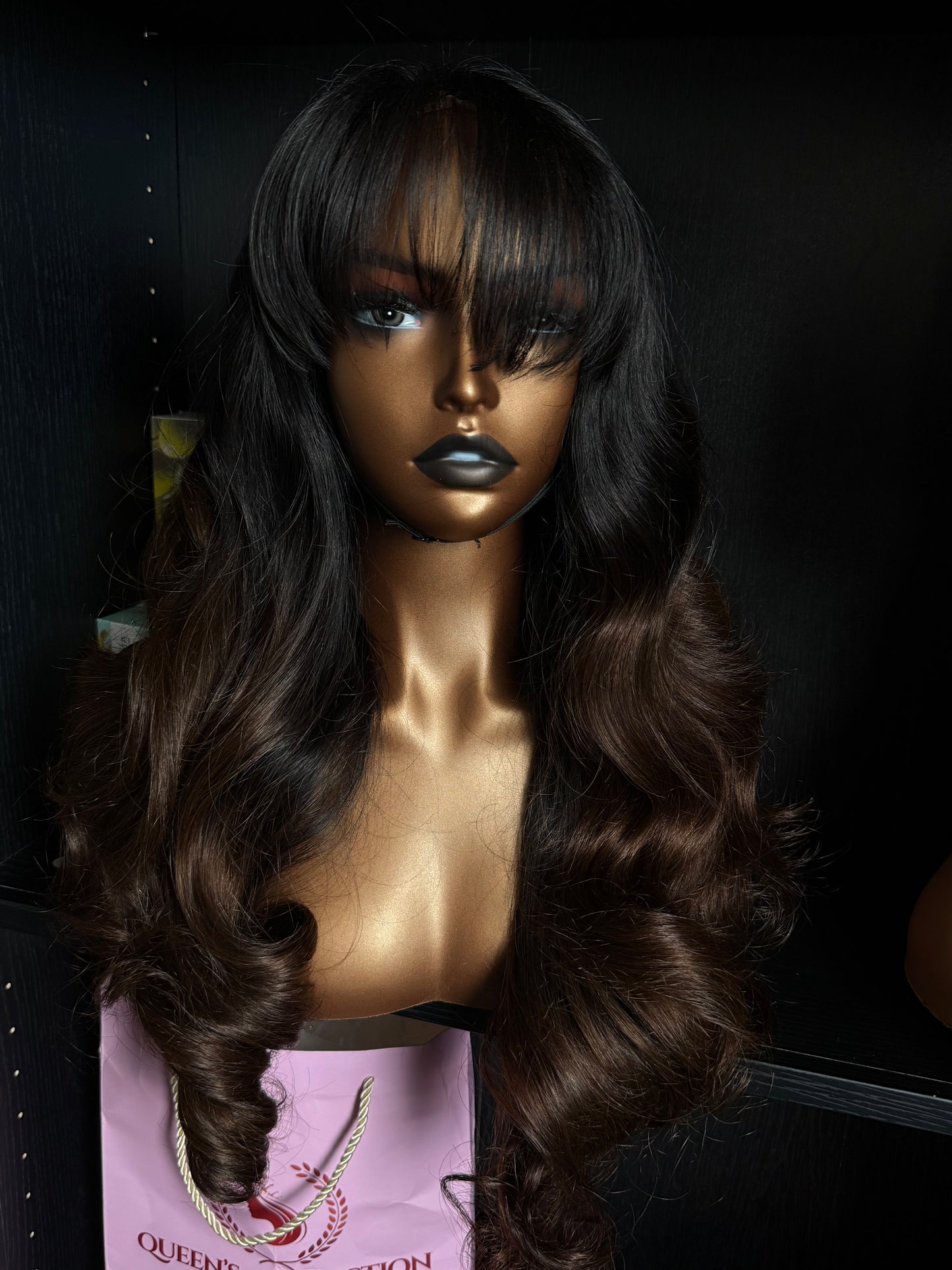 SDD luxury bounce wig fringe 24” 350grams