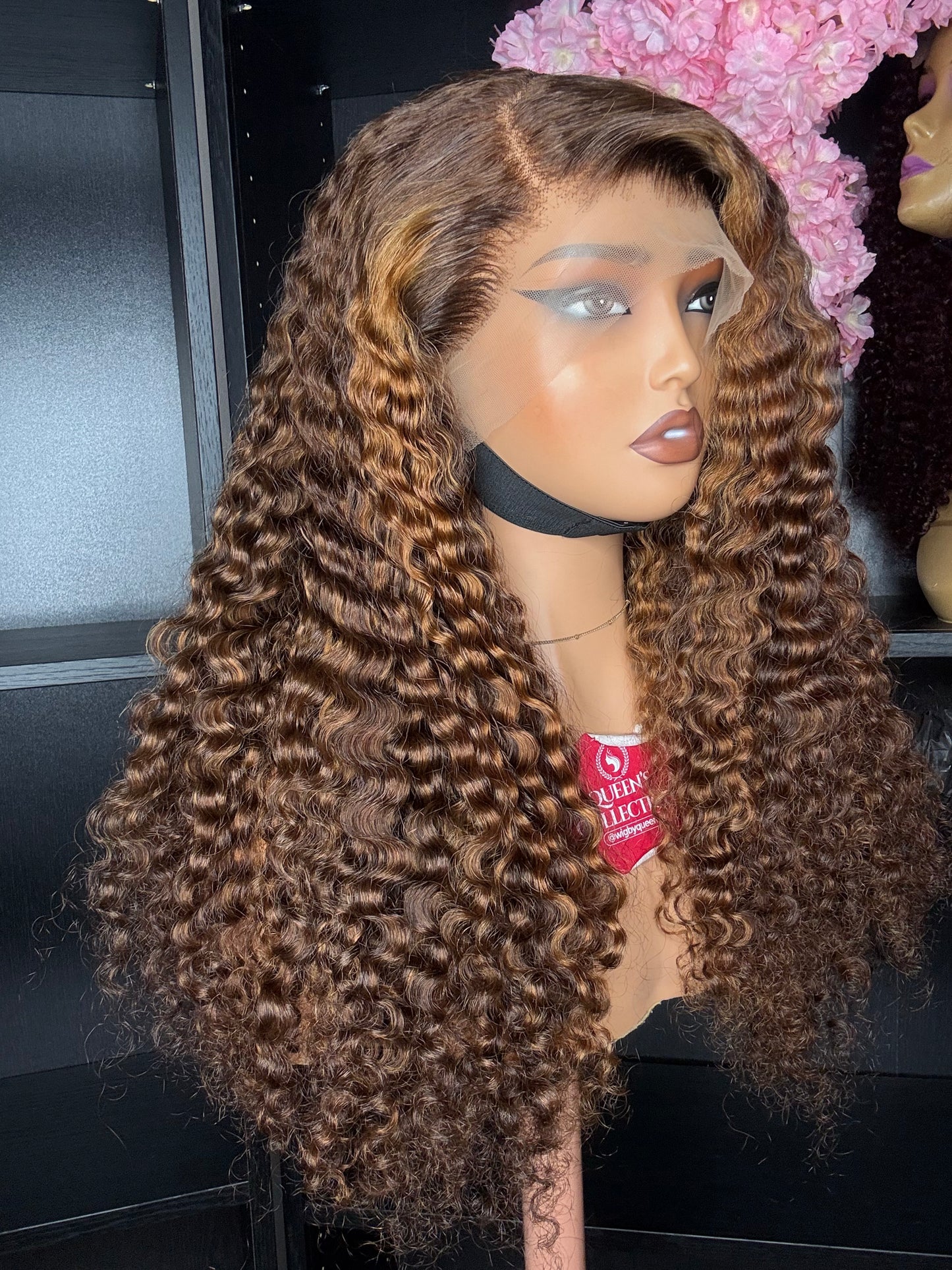 Full frontal 24” pixie curly
