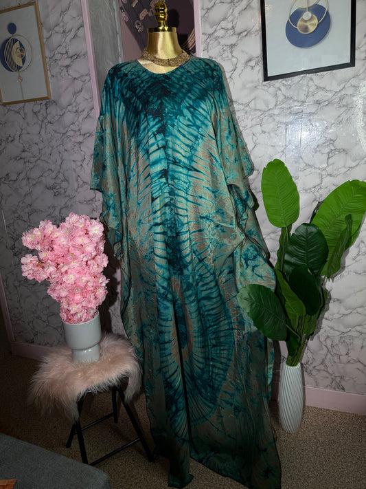 Adire bubu gown 
One size fits a uk 8-22 length