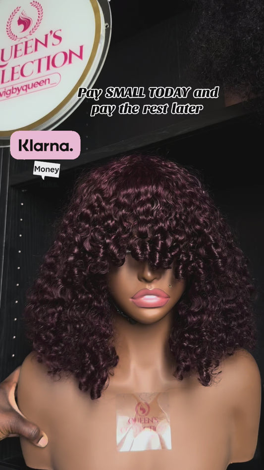SDD pixie curls fringe